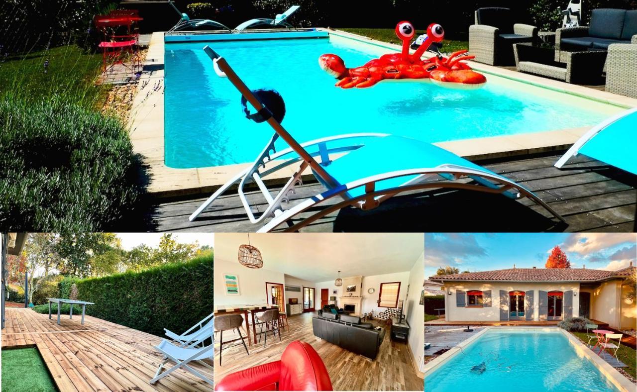 Villa Avec Piscine Andernos Les Bains Exteriér fotografie
