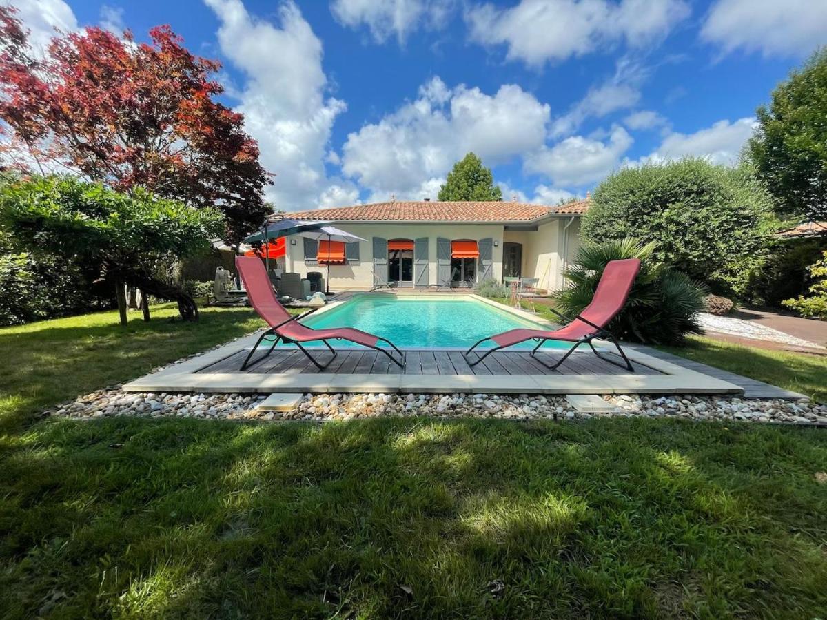 Villa Avec Piscine Andernos Les Bains Exteriér fotografie