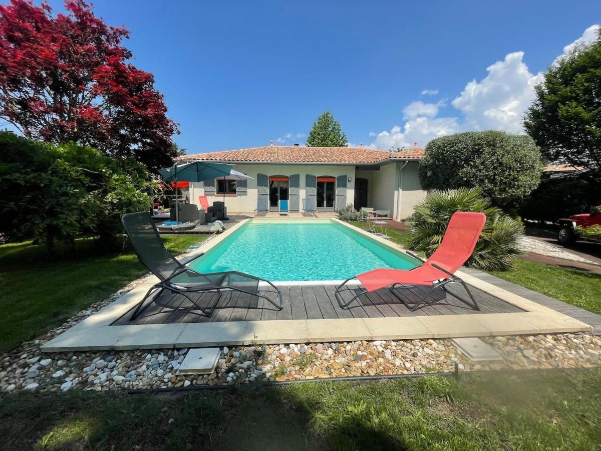 Villa Avec Piscine Andernos Les Bains Exteriér fotografie