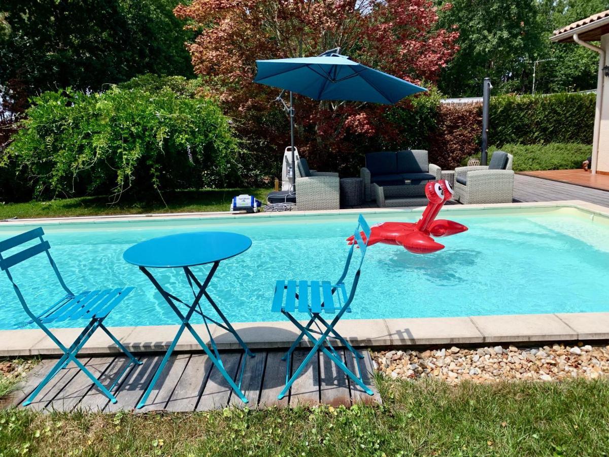 Villa Avec Piscine Andernos Les Bains Exteriér fotografie