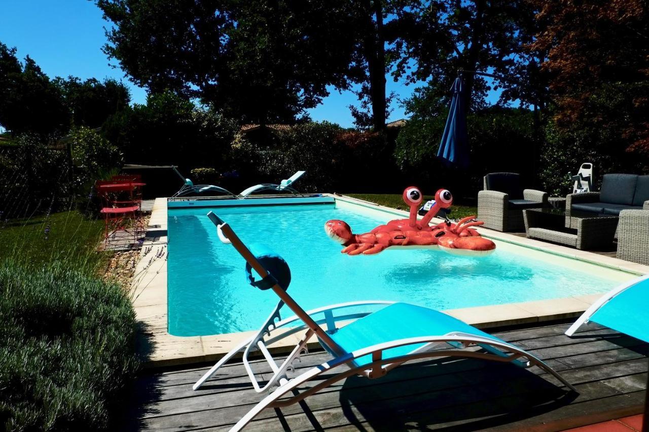 Villa Avec Piscine Andernos Les Bains Exteriér fotografie